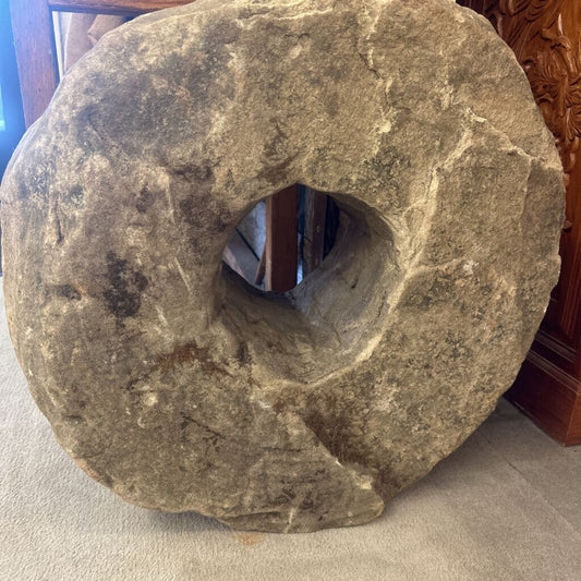 Antique Grist Mill Stone