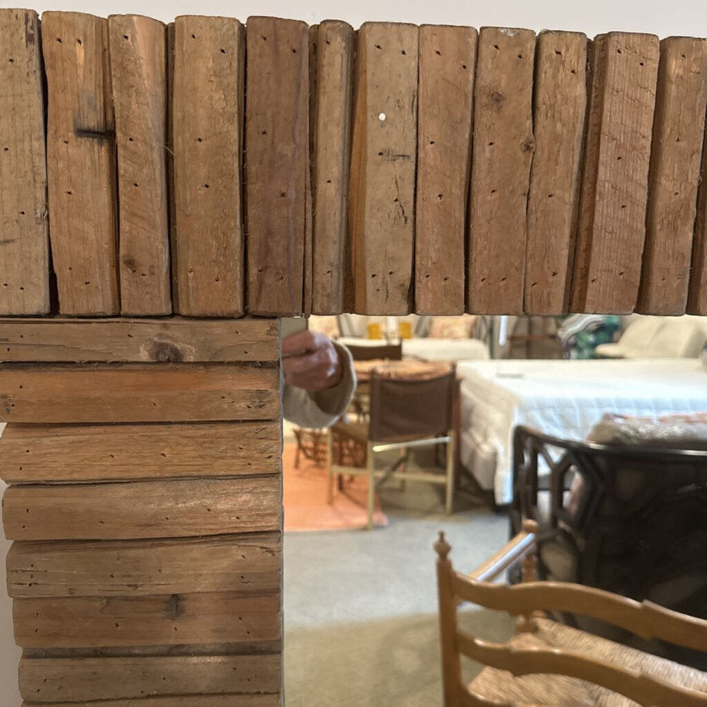 Large Wooden Mirror