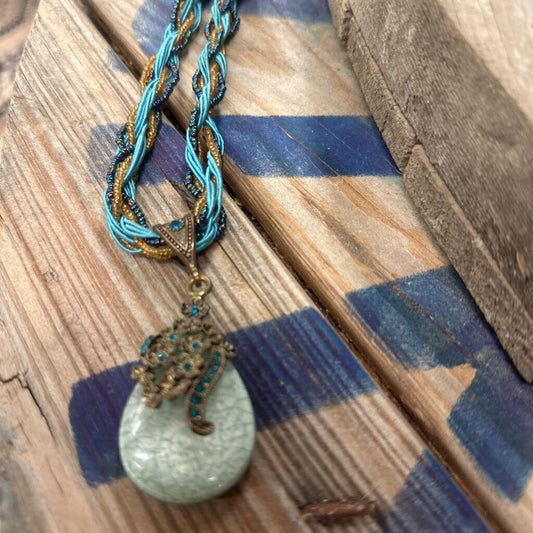 Rope & Stone Necklace