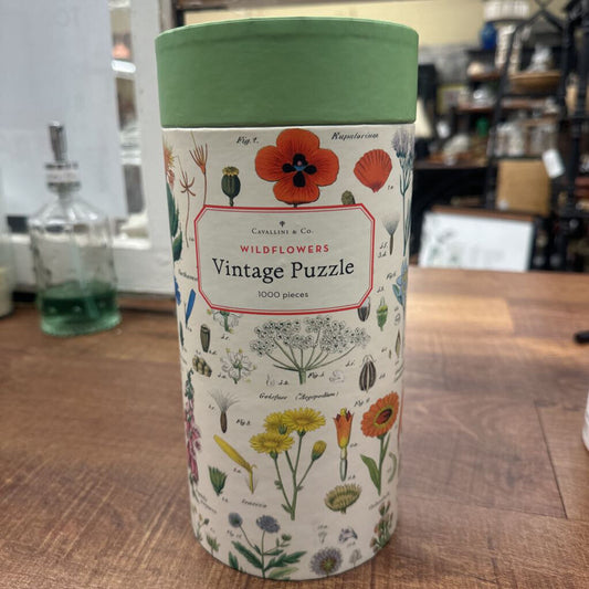Vintage Wildflowers Puzzle 1000 Pieces