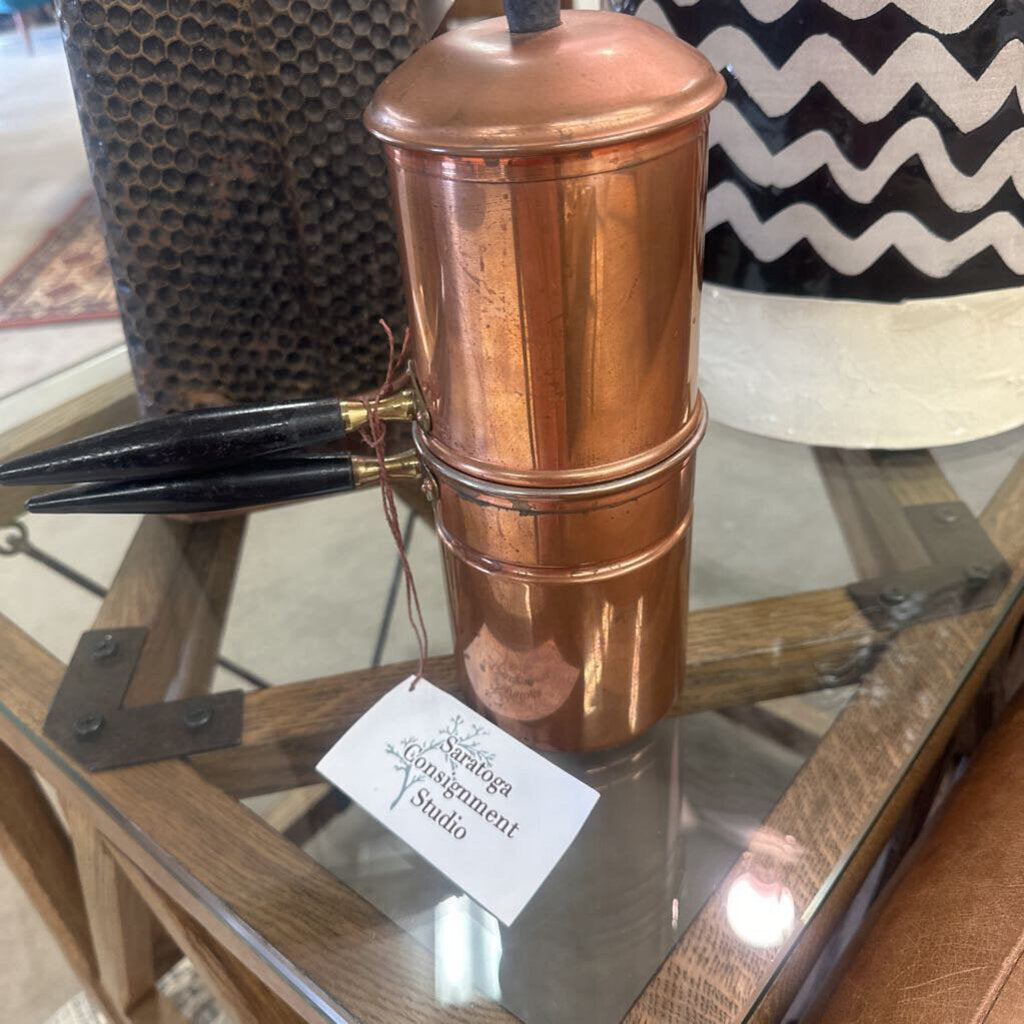 Copper Neapolitan Flip Pot Maker