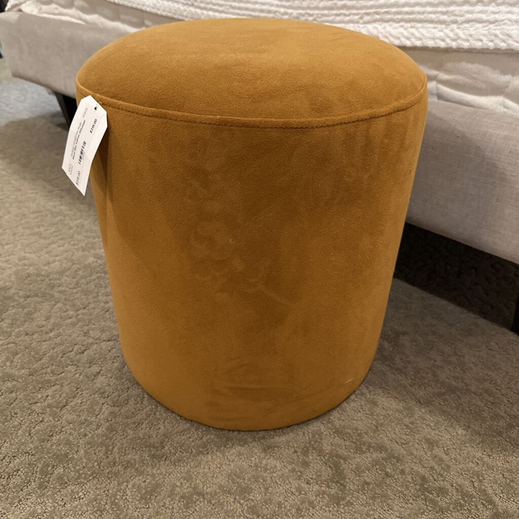Velvet Ottoman