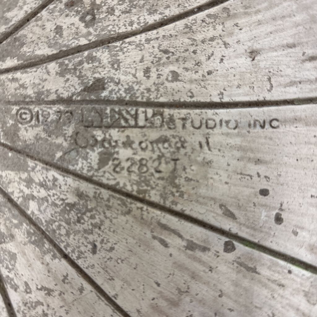 Vintage Cement Bird Bath