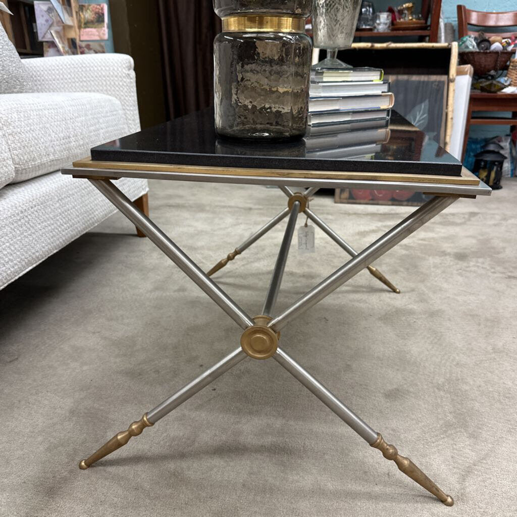 Campaign Marble Cocktail Table (NEW)