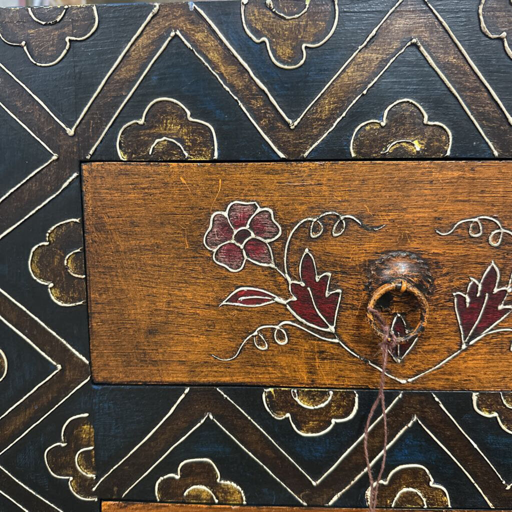 Hand Painted Accent Chest