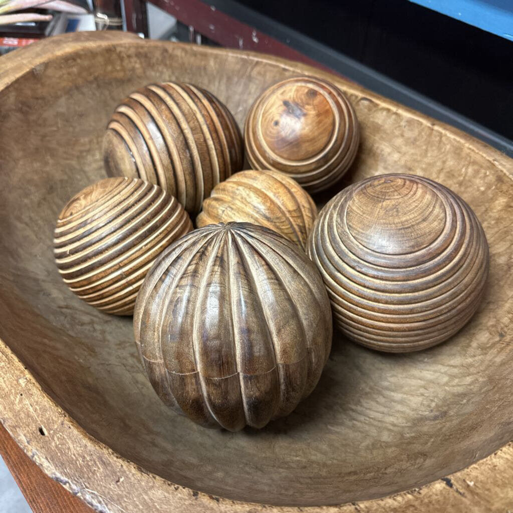 Pottery Barn Wooden Orbs