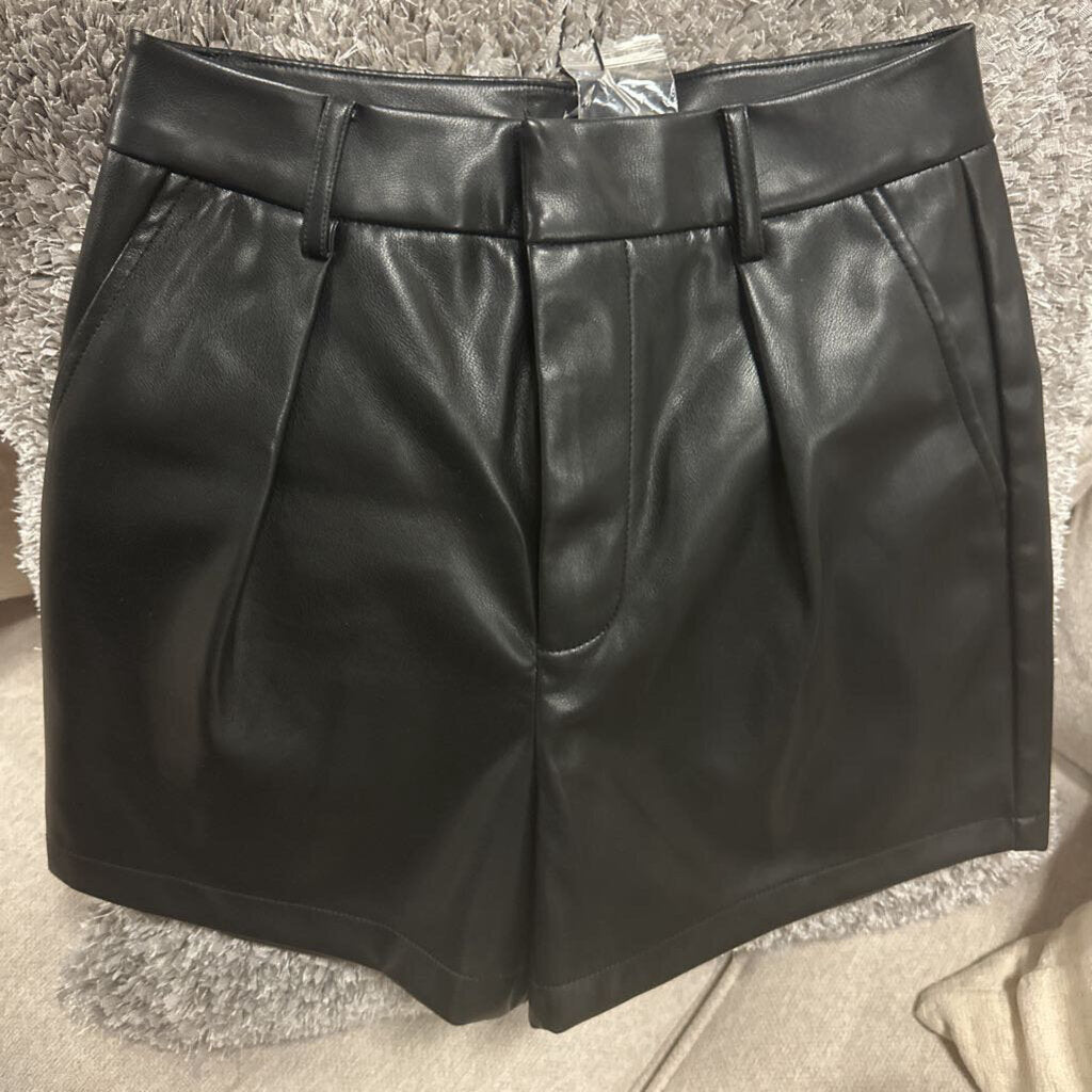 (NWT) Faux Leather Shorts