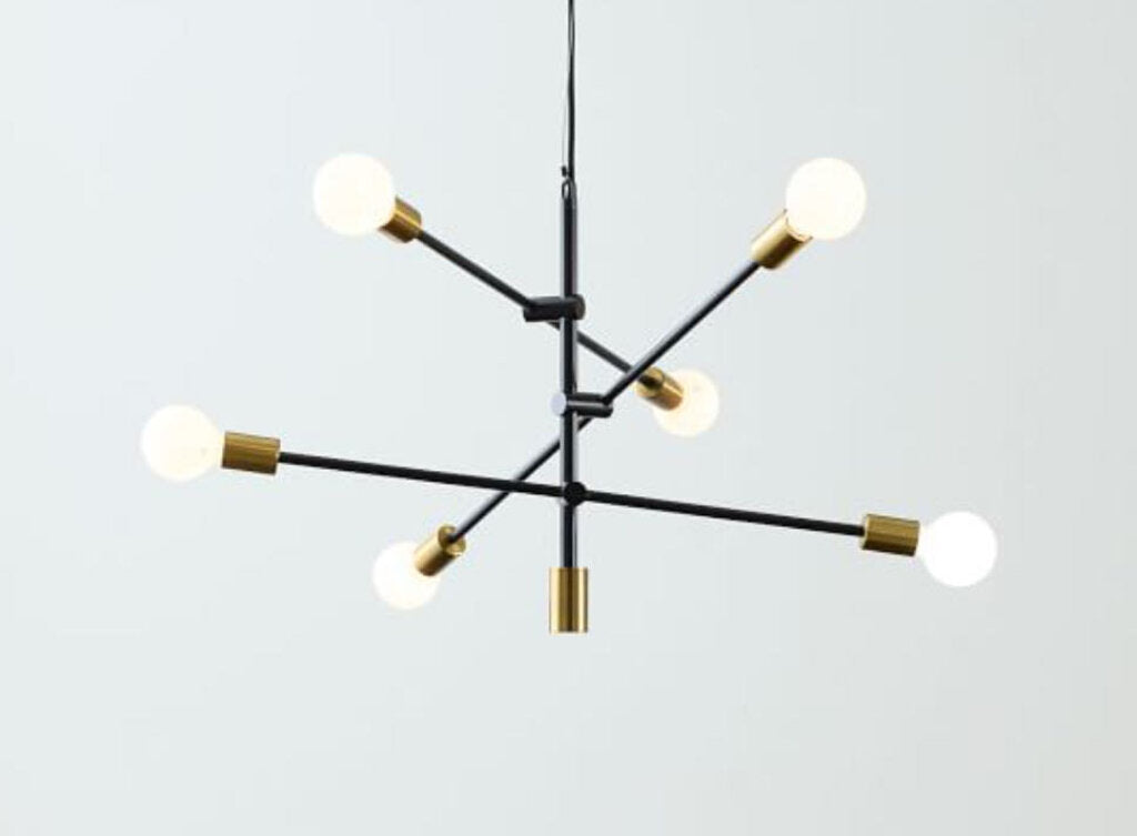 West elm modern on sale chandelier