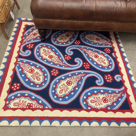 Hand Hooked Wool Rug