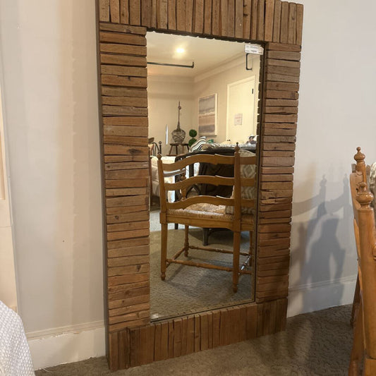 Large Wooden Mirror