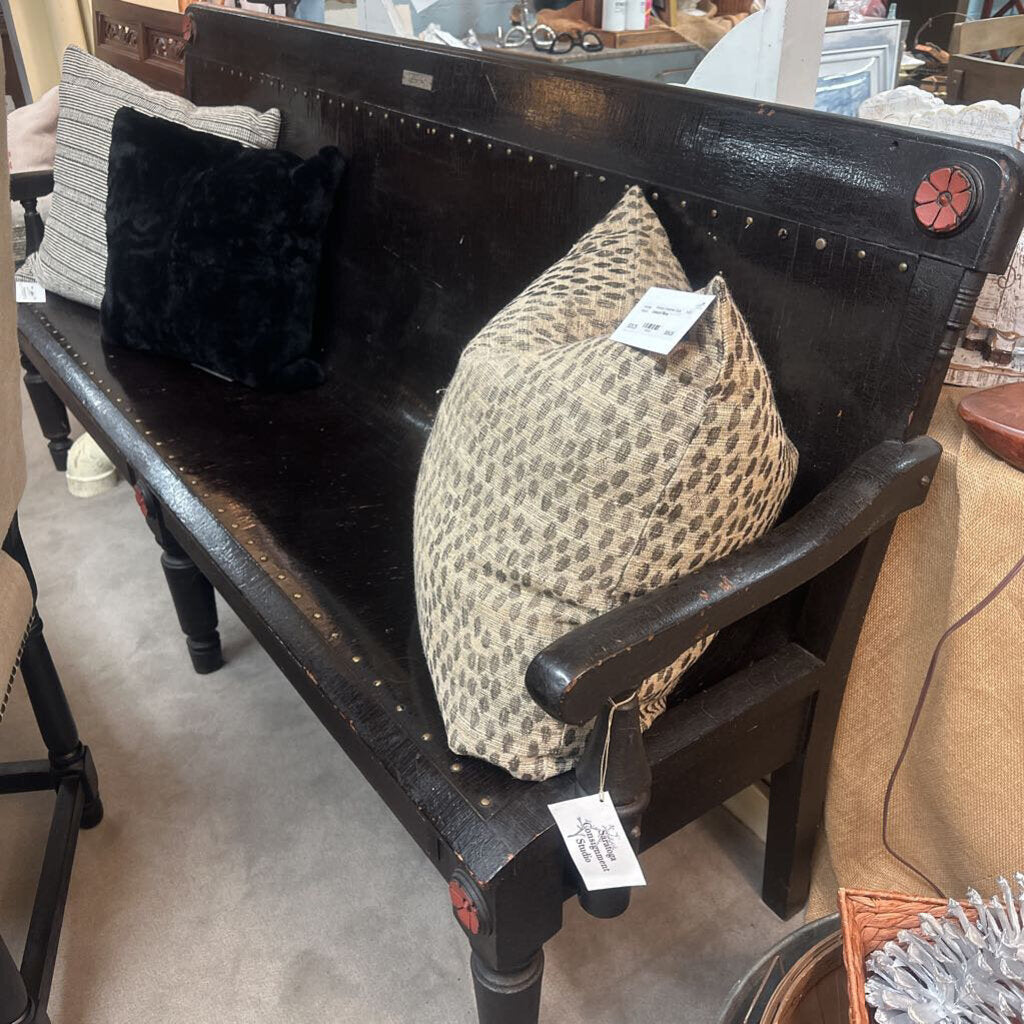 Vtg. Train Station Bench