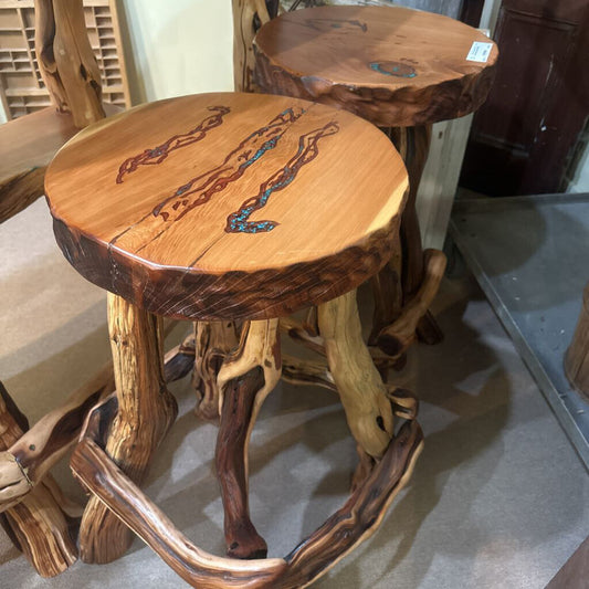 Custom Inlay Stool (Pair)