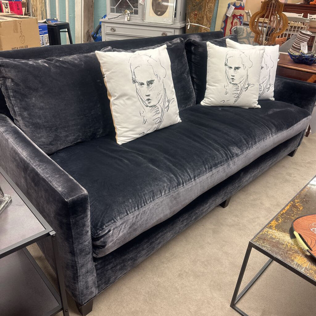 Velvet & Down Sofa