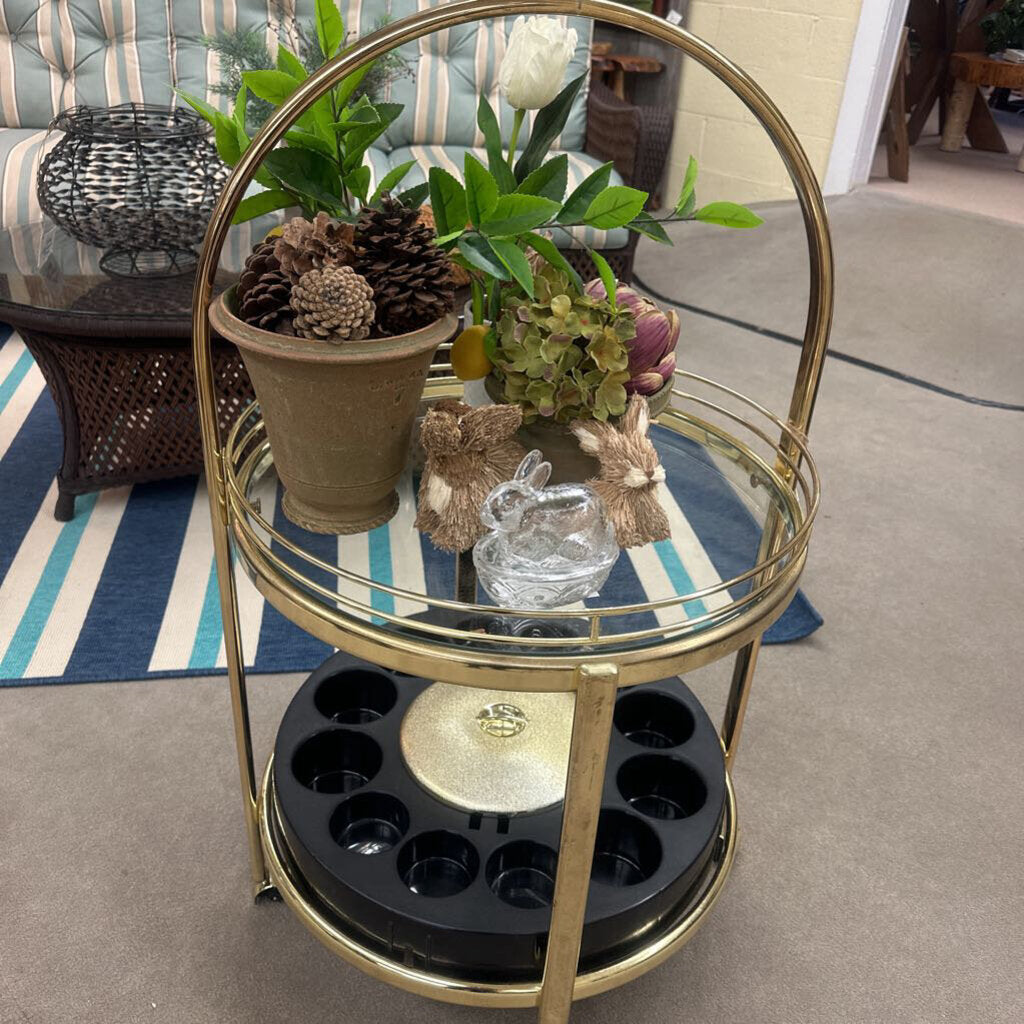 Brass Bar Cart