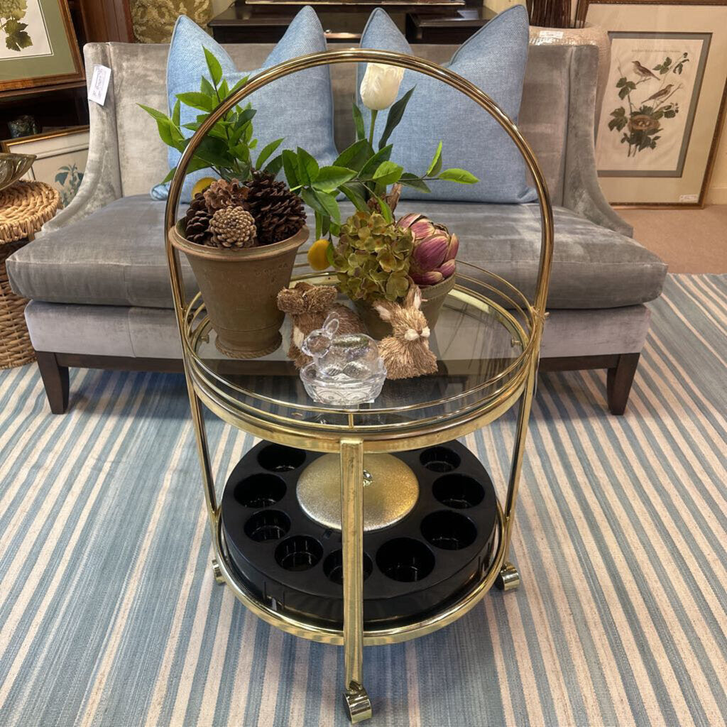 Brass Bar Cart