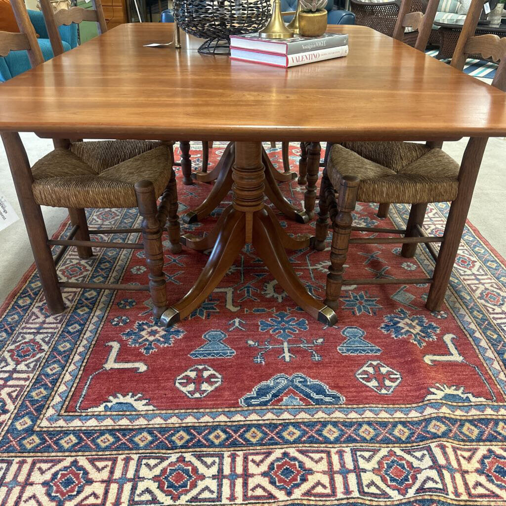 L & JG Stickley Double Pedestal Table