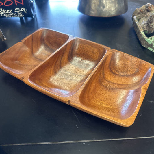 Divided Wooden Tray