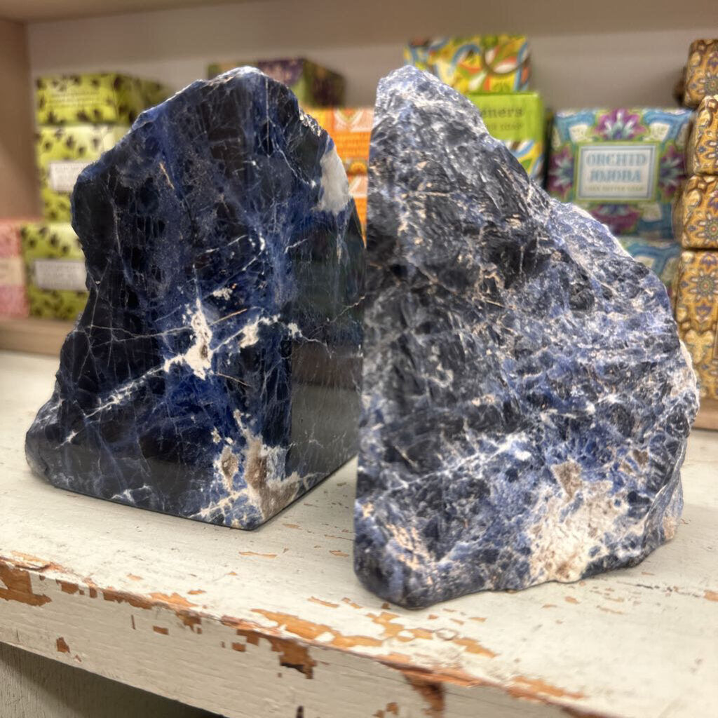 Sodalite Bookends