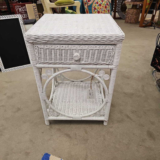 Wicker Side Table