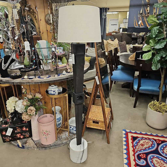 Black Marble Base Floor Lamp