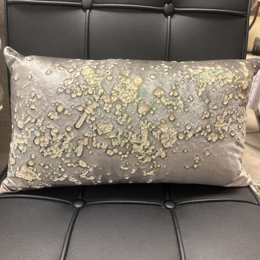 Mineral Pressed Velvet Pillow