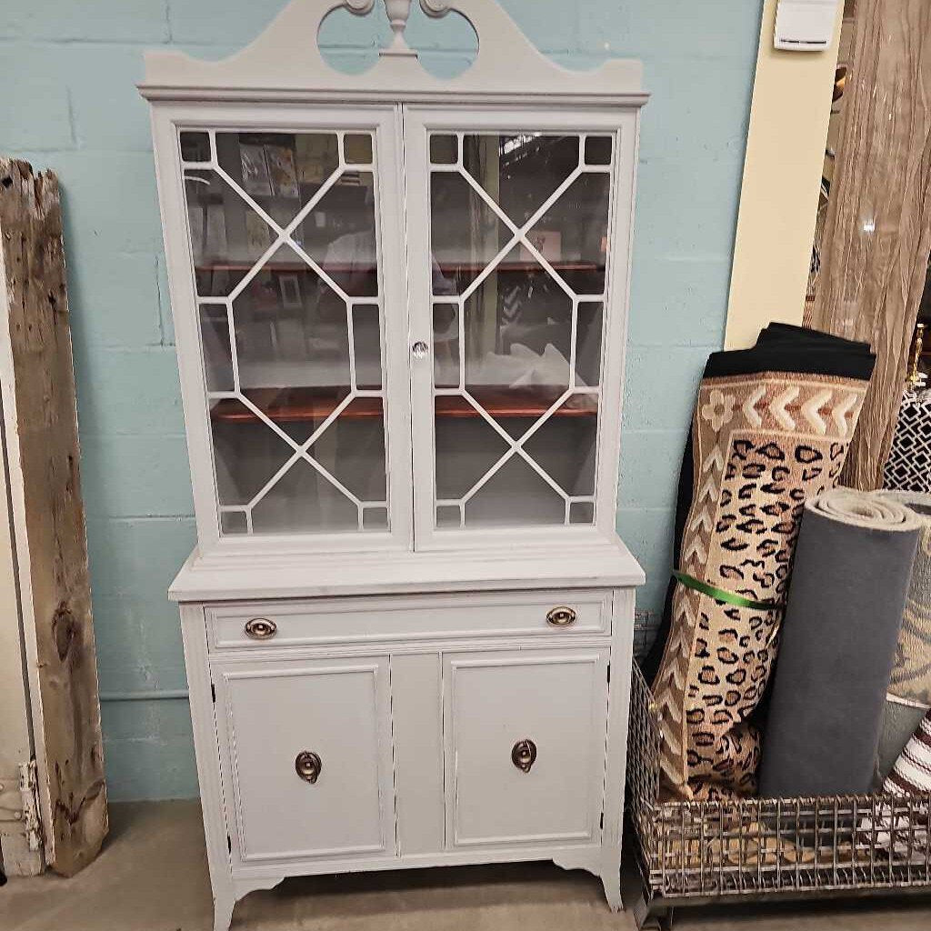 Vintage Painted Display Cabinet