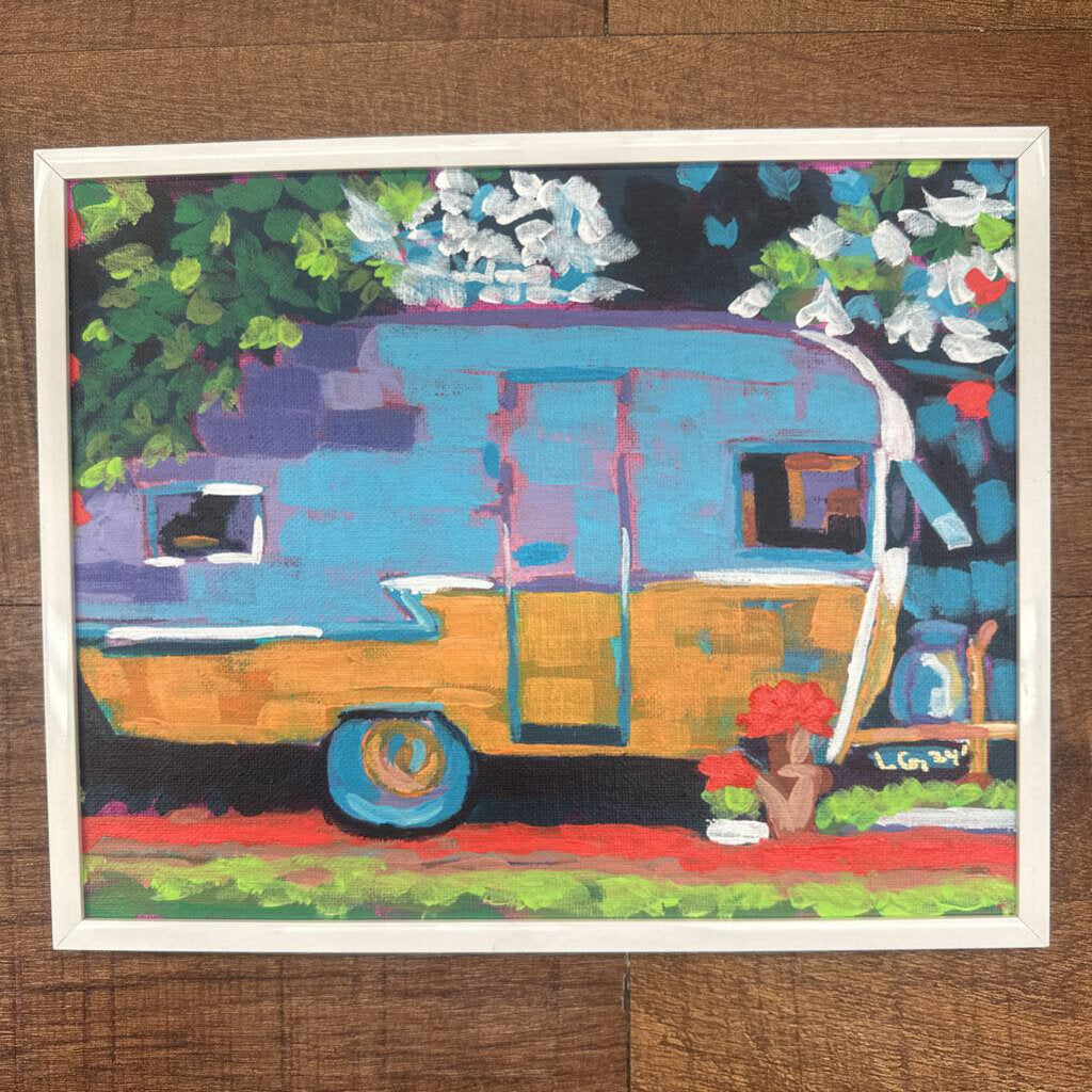 Vintage Camper Art