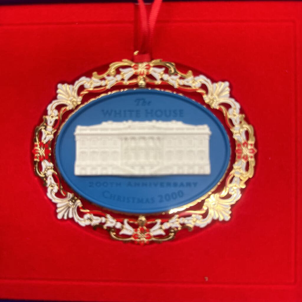 The White House 200th Anniversary Christmas Ornament 2000