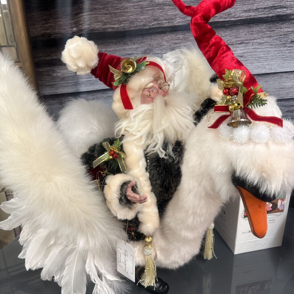 Santa On Goose