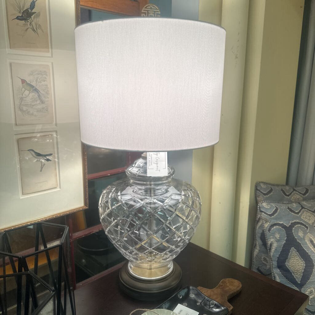 Cut Crystal Lamp By Wildwood