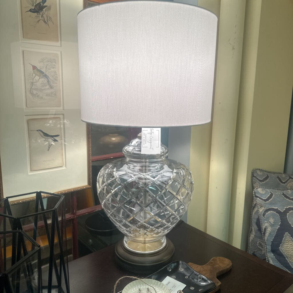 Cut Crystal Lamp By Wildwood