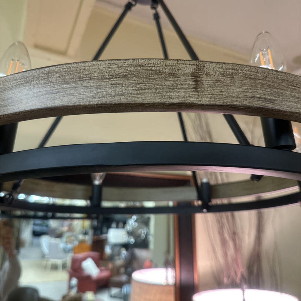 Rustic Ring Chandelier