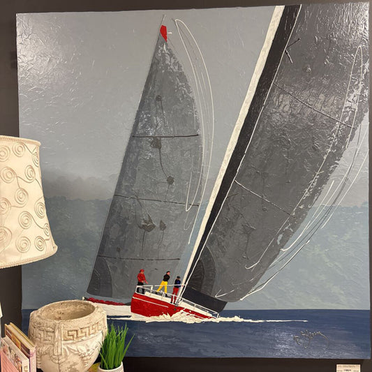 Sailboats Oil