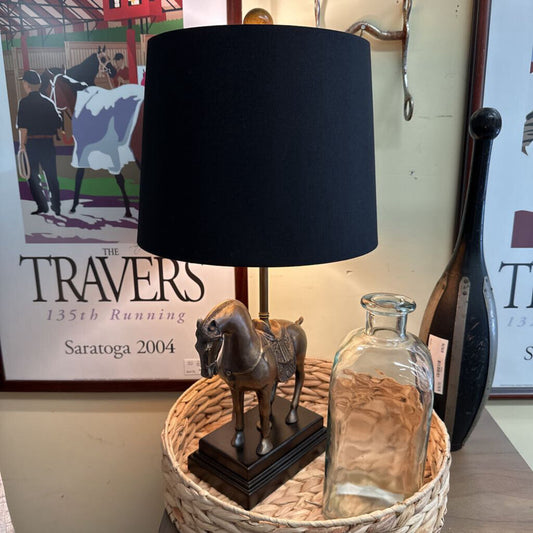 Bronze Horse Lamp