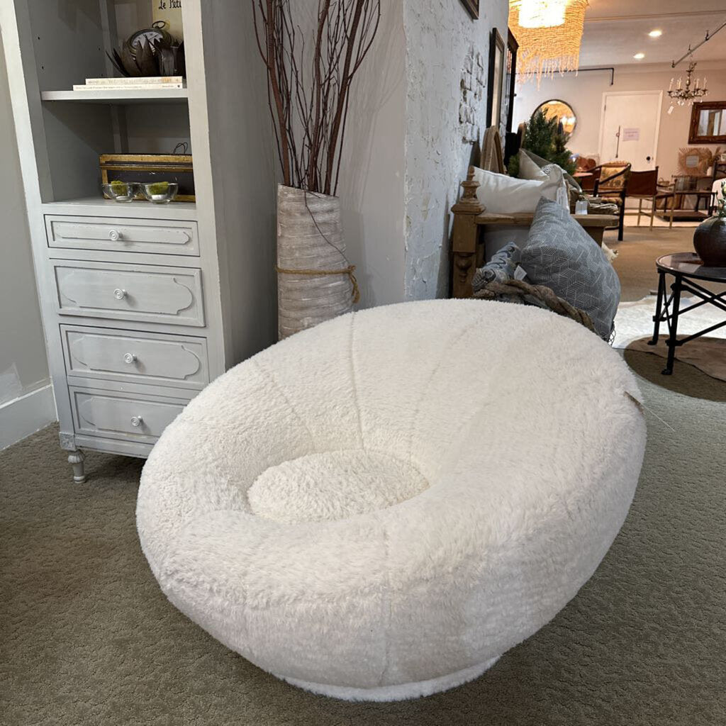 Swivel Faux Fur Chair