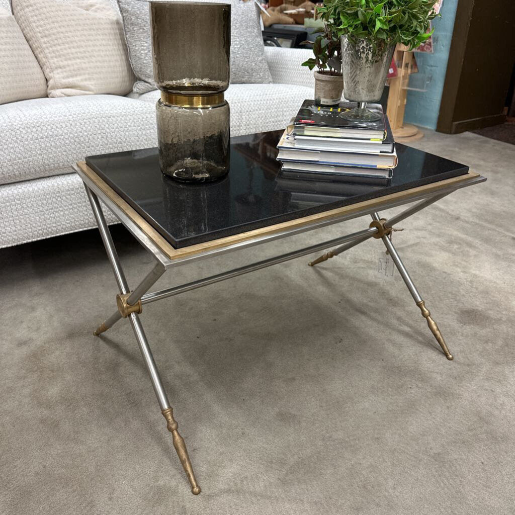 Campaign Marble Cocktail Table (NEW)