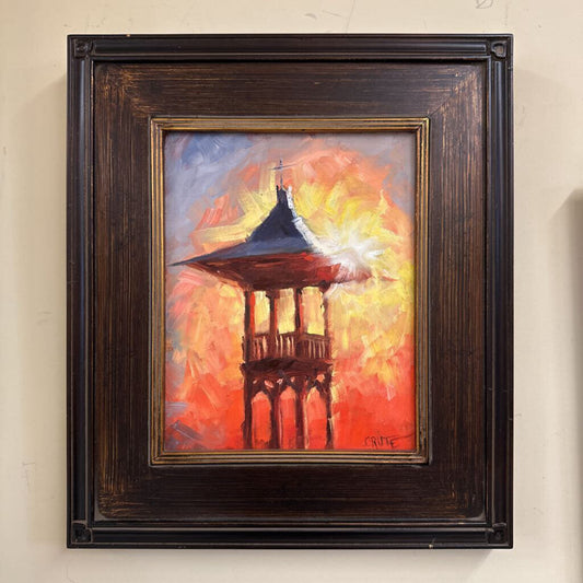 Original Painting Reviewing Stand