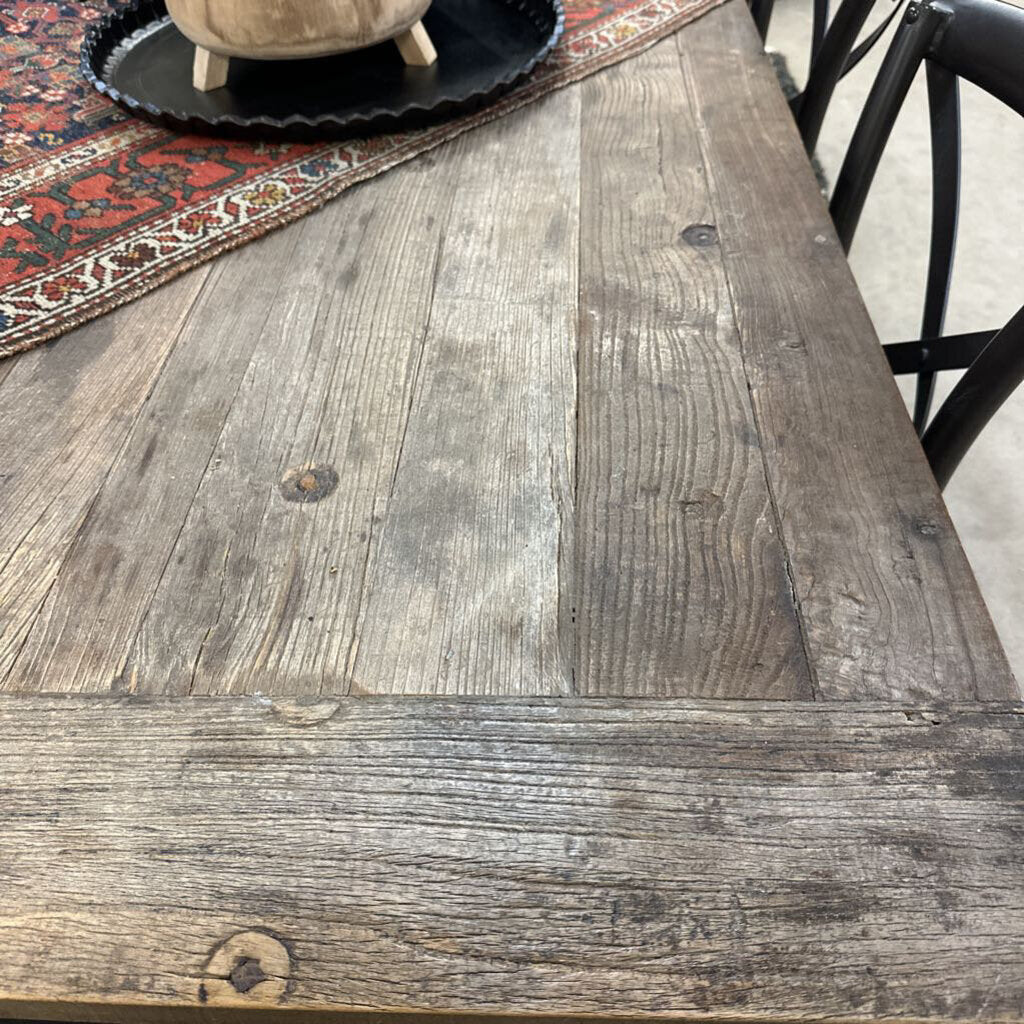 RH Flatiron Table & 10 Chairs