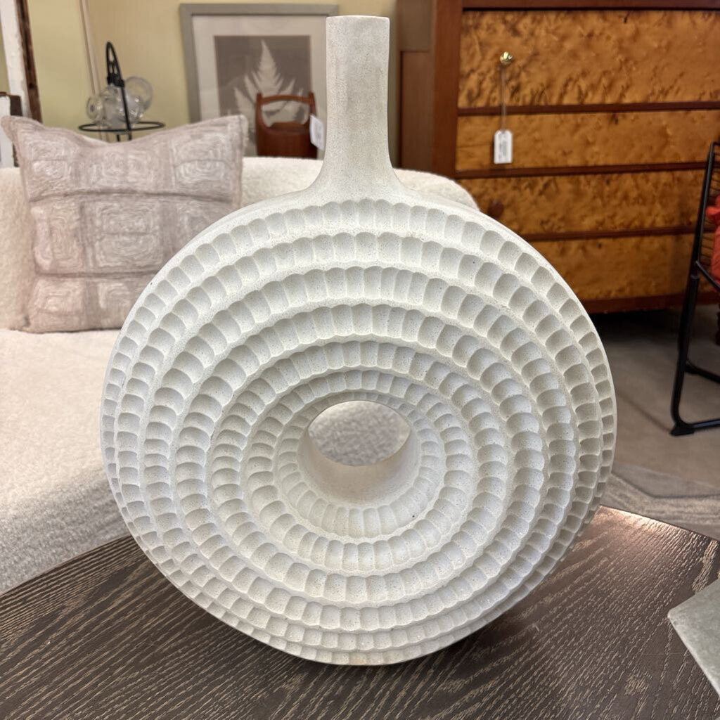 White Contemporary Vase