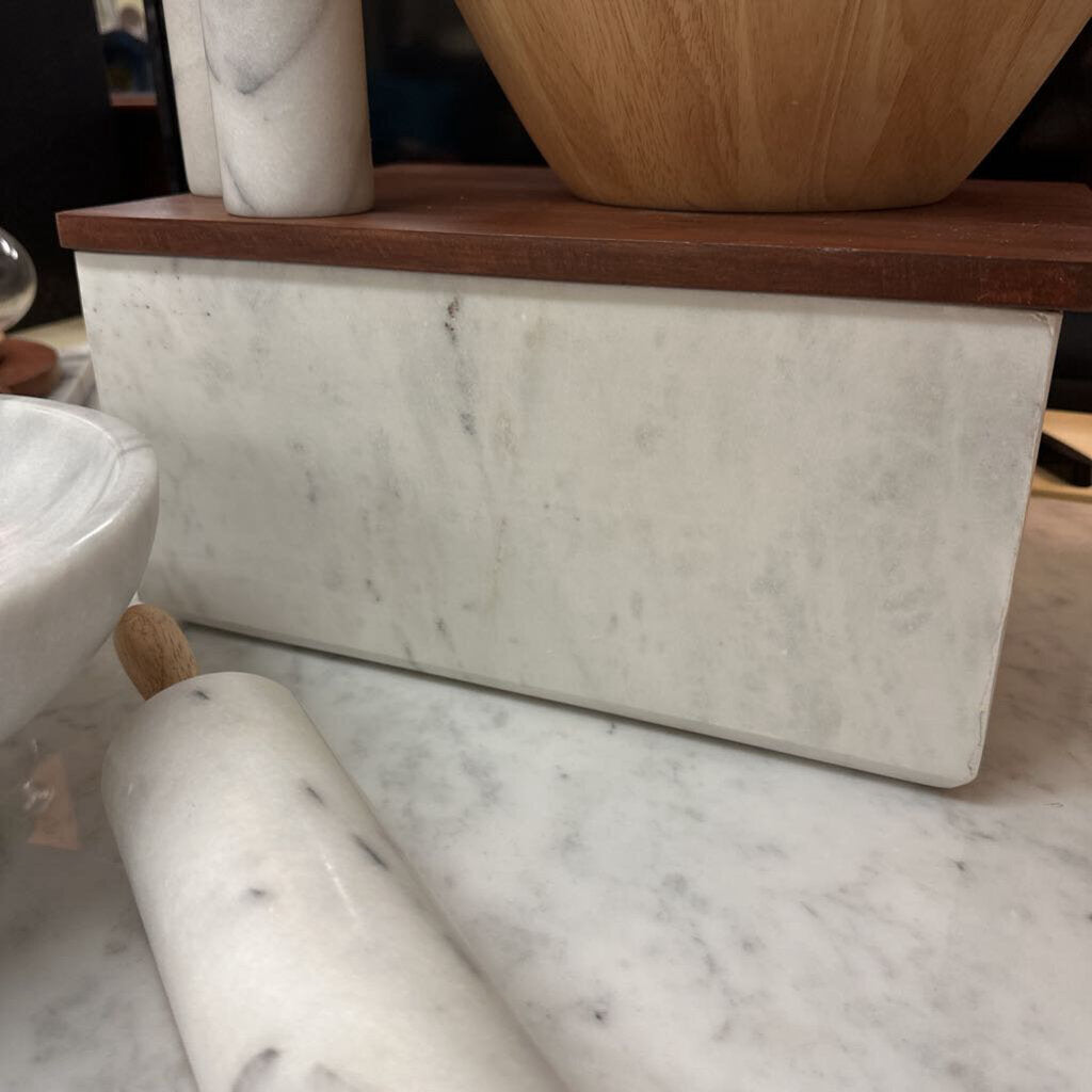Marble Bread Box