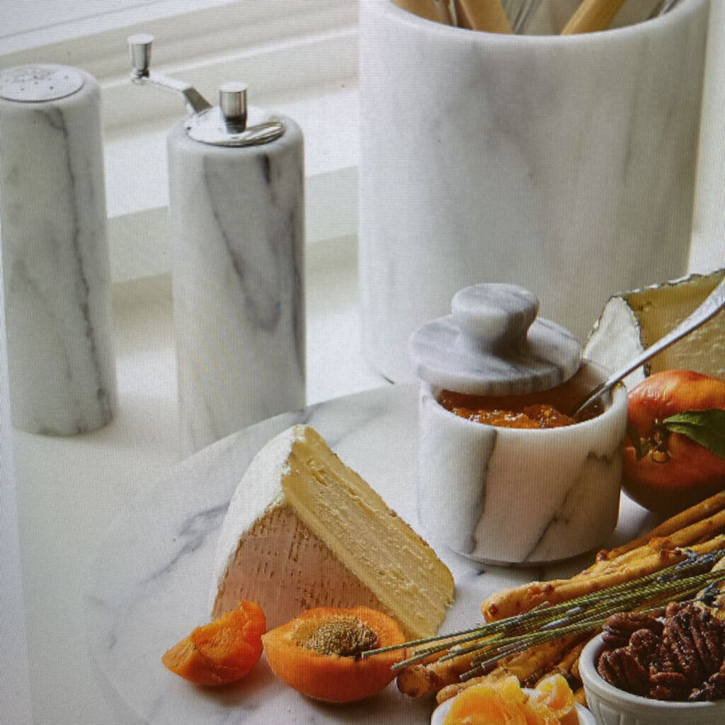 Marble Salt & Pepper Mill Set