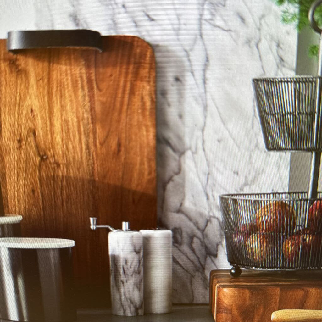 Marble Salt & Pepper Mill Set