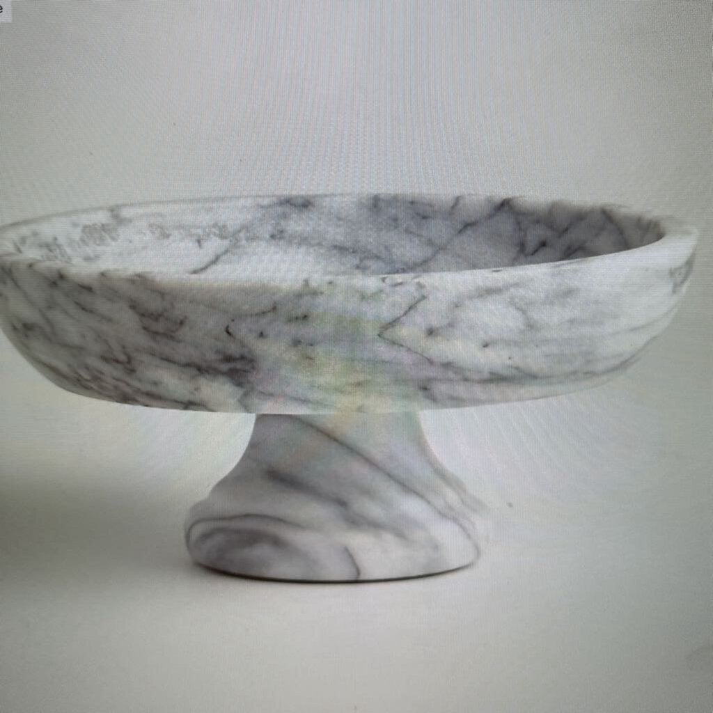 NEW French Kitchen Marble Fruit Bowl