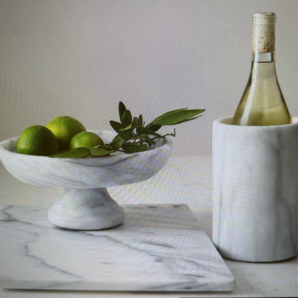 NEW French Kitchen Marble Wine Cooler