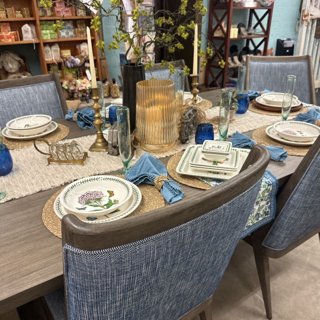 Dining Table with Leaves & 6 Chairs