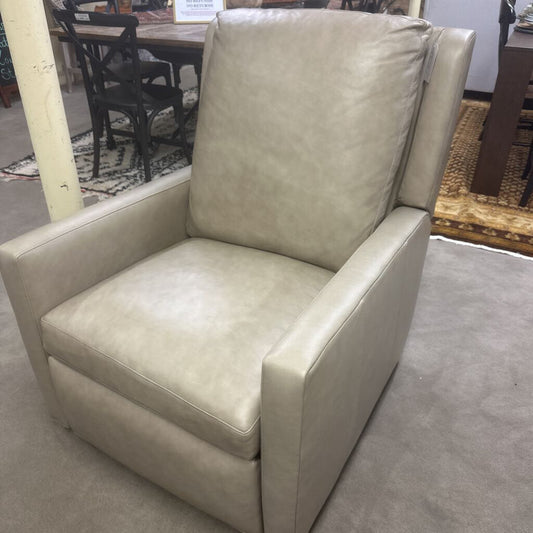 NEW Leather Swivel Recliner
