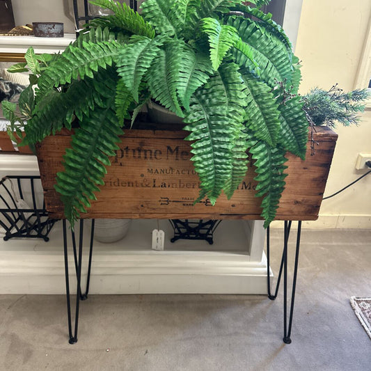 Vintage Box/Table with Hairpin Legs