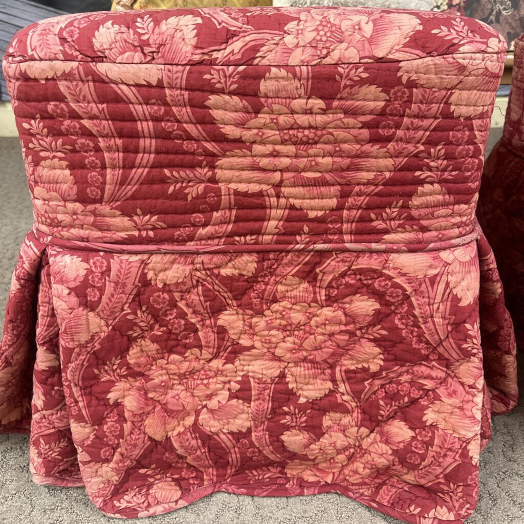 Slipcovered Sq. Ottoman