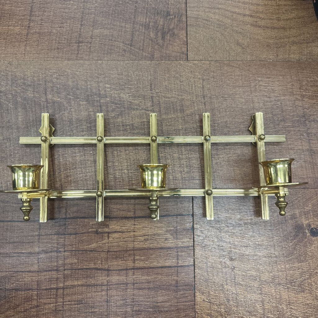 Vintage Brass Wall Sconce