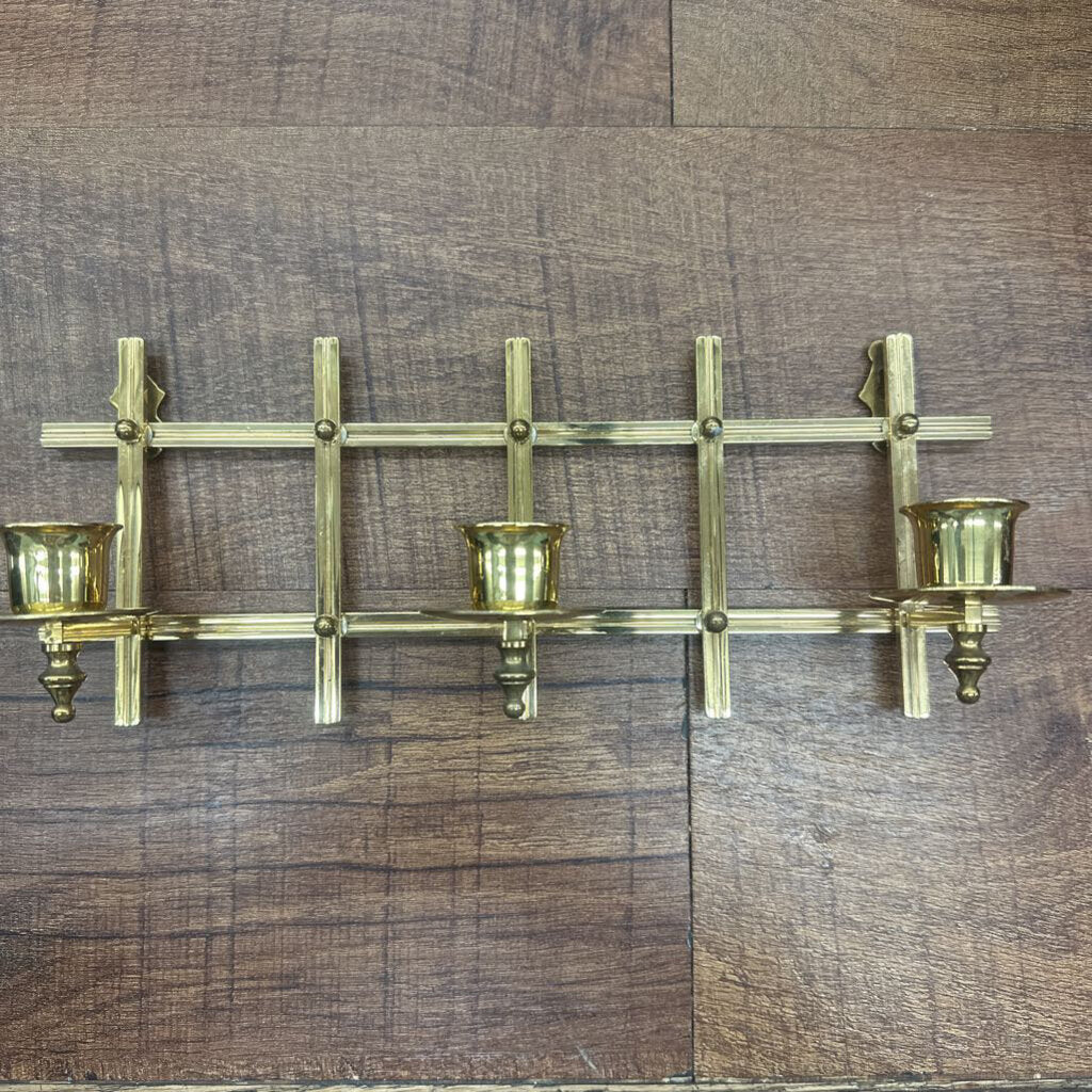 Vintage Brass Wall Sconce